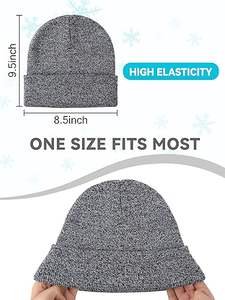 Nouveau design 2025 – Bonnets unisexes en laine/coton respirants et imperméables, jacquard, service OEM, vente en gros, fabrication sur mesure de haute qualité - Product Image 5