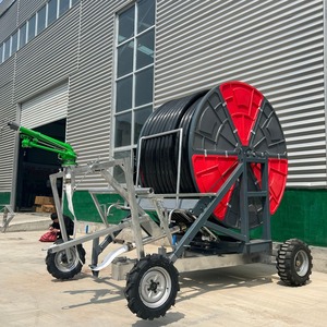 Système d'irrigation agricole monté sur remorque, machine d'arrosage automatique, équipement d'arrosage métallique pour utilisation sur les champs agricoles REEL - Product Image 6