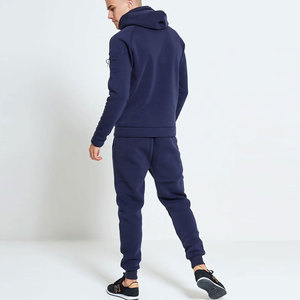 Survêtement décontracté à capuche pour homme, grande taille, en coton, séchage rapide, respirant, couleur unie, haute qualité, écologique, épais - Product Image 4