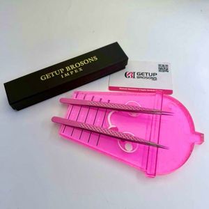 Últimas Novedades: Bonitas Placas Magnéticas de Acrílico Rosa Sostenible para Extensiones de Pestañas - Diseños de Flor, Óvalo, Corazón y Mariposa Personalizables - Product Image 2