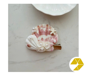 Summer Seashell Hair Clips for Beach Lovers - Cute Clam Shell Styles with <b>Crab</b> Claw Hair clips, Perfect for Girls, Bulk Deals - Product Image 6