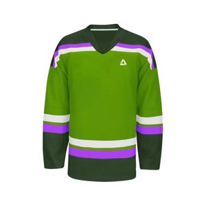 Maillot de hockey sur glace en maille de polyester pour joueurs professionnels personnalisés OEM de nouveau style pour hommes maillot de hockey sur glace sur mesure pour hommes - Product Image 4