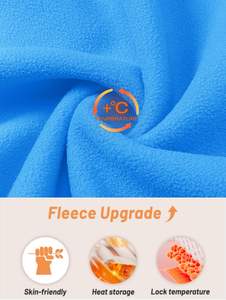 Chaqueta polar ligera con cremallera para mujer para invierno 2024 tela transpirable con bolsillos para actividades al aire libre Manténgase caliente - Product Image 4