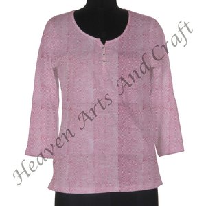 Nouveau dernier concepteur main bloc imprimé Ed coton Kurti pour toutes les occasions vêtements de mariage robes indiennes - Product Image 3