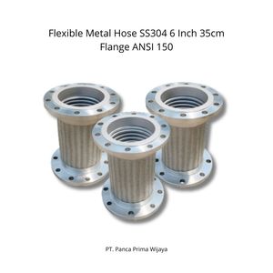 ท่อ304สแตนเลสยืดหยุ่น6นิ้วหน้าแปลน ANSI ความยาว150 35ซม. 200องศาเซลเซียส15บาร์ - Product Image 2