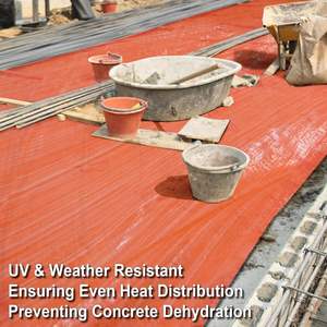 Couvertures d'isolation thermique pour le durcissement du béton, vente en gros d'usine - Product Image 4