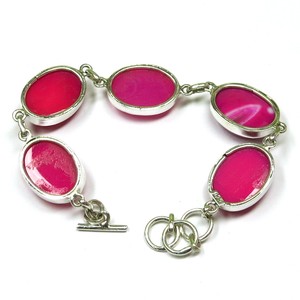 Pulseras de Plata de Ley 925 con Druzy Rosa Estilo Bohemio, ¡Gran Venta! Nuevas Llegadas - Product Image 5