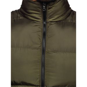 Chaqueta de invierno acolchada informal para hombre de nuevo diseño 2025b, abrigos de lona gruesos y cálidos de alta calidad, cuello levantado, venta al por mayor de Pakistán - Product Image 4
