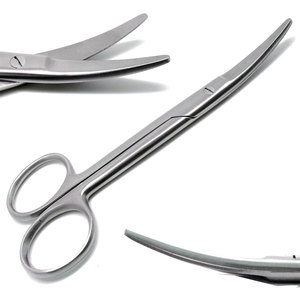 Industrial Grade Medical Stainless Steel Scissor & Shear Blunt & Sharp <b>Smooth</b> Straight & Curved Cutting <b>Tool</b> - Product Image 5