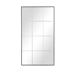 Newly Designed Black Metal Grid Style <b>Panel</b> Wall <b>Mirror</b> for Decorative Home Living Room Decor Gold Metal Wall <b>Mirror</b> - Product Image 2