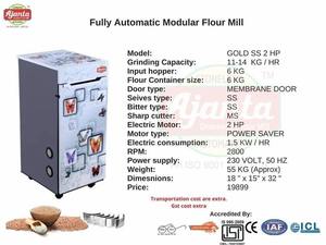 Molino harinero vertical doméstico duradero con unidades de máquinas procesadoras de alimentos fabricadas con materiales certificados para un uso eficiente - Product Image 5