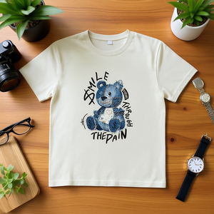 Maglietta in Jersey 100% Cotone 210gsm, Stile Casual con Design a Motivi e Logo Frontale per Uso Quotidiano - Product Image 3