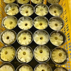 Piñas en rodajas más vendidas en latas, frutas tropicales en conserva, rodajas de anillo de piña en conserva con tapa de apertura fácil - Product Image 4