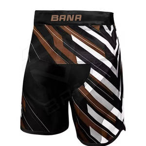 Short de boxe à impression personnalisée Short MMA Short de combat de boxe Vêtements de sport pour hommes 100% polyester durable - Product Image 1