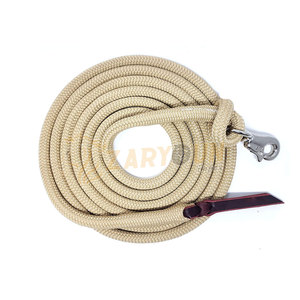High Quality Custom Made 8 Feet Equestrian Lead <b>Rope</b> with <b>Chain</b> Durable Horse Riding Equipment for Sale - Product Image 1