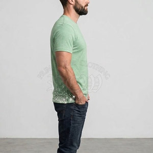 T-shirt da uomo in maglia con strass, 100% cotone, traspirante, leggero, design unico con pietre, manica corta, elegante e alla moda. - Product Image 6