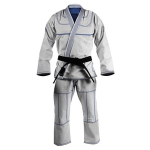 2024 núcleo deportivo preencogido blanco adulto brasileño Jiu Jitsu BJJ Gi con cinturón blanco gratis uniformes de artes marciales - Product Image 5
