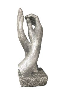 Escultura de Manos Grandes, Color Bronce, Escultura de Boda, Decoración de Mesa, Accesorios para el Hogar, Oficina, Escritorio, Decoración de Habitaciones y Restaurantes - Product Image 4