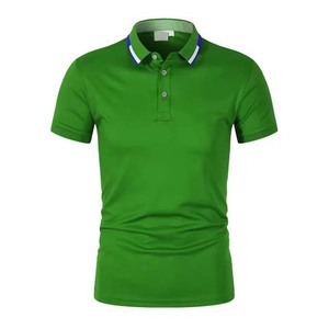 Camisas de Negocios Personalizadas para Hombre, Transpirables, 100% Algodón, Sólidas, de Manga Corta, Secado Rápido, para Golf - Product Image 4