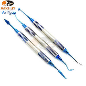 6 pièces ensemble de spatules de remplissage en résine composite dentaire manuelle Instruments de restauration dentaire en acier inoxydable certifiés CE MOL 5 ans - Product Image 4