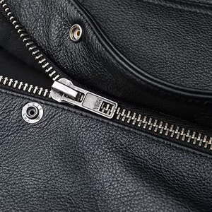 Gilet en cuir de vachette éco-responsable, confortable et professionnel, conçu sur mesure par ASEB INDUSTRIES, pour homme, vêtement d'extérieur d'hiver, boutonné - Product Image 5