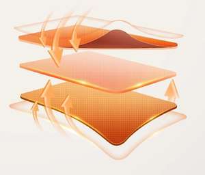 Mallas deportivas con costuras de cintura alta para mujer, entrenamiento, gimnasio, antibacteriano, transpirable, Spandex/nailon, tejido con logotipo personalizado - Product Image 6