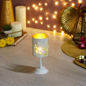Iron T-Light Holder Ins Style Metal Hecho a mano Personalizable Home Office Decoraciones navideñas para boda Navidad - Product Image 2