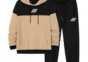 Unisex Jogger Suit | Custom Color Solid Hoodie & Pants | Anti-Bacterial Breathable Fleece Lining Winter 100% Cotton <b>Blend</b> - Product Image 5