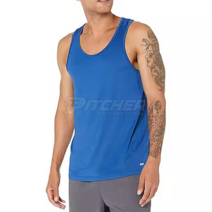 Camiseta sin Mangas de Punto para Hombre, de Alta Calidad, Talla Grande, Ligera, Transpirable, Estilo Urbano, 100% Algodón - Product Image 2