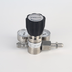 Alta purezza in acciaio inox ad alta pressione azoto ossigeno Argon cilindro di controllo di pressione regolatore di riduzione della pressione con manometro - Product Image 2