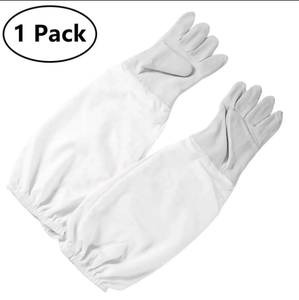 Gants d'apiculture en cuir jaune de haute qualité du Pakistan anti-coupure anti-dérapant anti-statique anti-vibration - Product Image 5