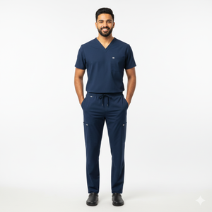 Tenues d'infirmiers pour hommes, tissu de qualité médicale, coupe confortable, couleurs et logo personnalisés pour les professionnels de la santé, hôpitaux et cliniques - Product Image 2