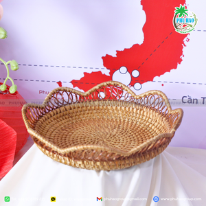 ถาดหวายขายร้อน: โซลูชั่นอเนกประสงค์และมีสไตล์สำหรับการให้บริการการจัดระเบียบและการตกแต่ง - Product Image 3