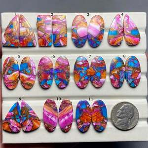 Natural Multiple Turquoise Gemstone Collection With Stunning Blue Green Shades Choose Your Favourite For Custom Jewelry Designs - Product Image 5