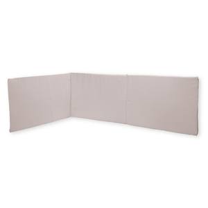 Filet de protection rose uni pour lit bébé avec pare-chocs amovible - Product Image 1