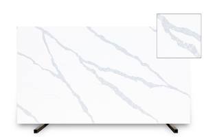 Losas de cuarzo gris Calcutta Delmonte, diseño moderno, piedra artificial para encimeras y paredes para hoteles - Product Image 2