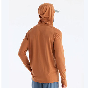 Sudadera con capucha de pesca de invierno para hombre de rendimiento de alta calidad personalizada al aire libre impermeable transpirable antibacteriano rápido 100% poliéster - Product Image 3