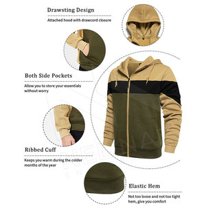 Sweats à capuche unisexe de haute qualité pour hommes Impression personnalisée Sweat-shirt d'hiver en polyester/coton saisonnier avec logo personnalisé - Product Image 5