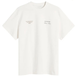 Camiseta DTF de gran tamaño marfil | Cuello redondo 100% algodón French Terry 280 GSM | Camiseta gráfica Retro | Ropa de calle premium y moda urbana - Product Image 1