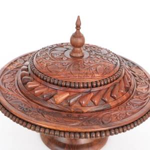 Bol de fruits secs en bois fabriqué à la main couvercle multifonctionnel plateau de luxe unique Fruits secs noix collations biscuits emballage toutes occasions - Product Image 3