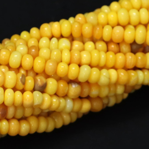 ลูกปัดโอปอลสีเหลืองมัสตาร์ดทรงรอนเดล เกรด AAA ขนาด 6-8 มม. ลูกปัดพลอยเรียบ - Product Image 3