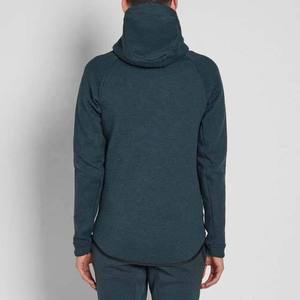 Sudadera con capucha con cremallera completa con bolsillos Cómoda y transpirable Poliéster/Algodón Slim Fit Logotipo personalizado Ropa informal Chándal para hombres - Product Image 2