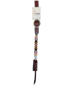 Haute qualité personnalisé une oreille Western perlé cheval Headstall Logo cuir Tack prix compétitif cheval produits - Product Image 5