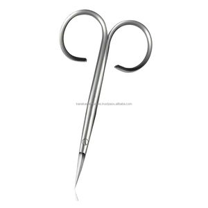 Curved <b>Cuticle</b> Scissors Extra Sharp German Stainless Steel Grooming <b>Tool</b> for Nail Beauty Care - Product Image 2