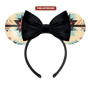 Diadema Personalizada de Vinilo Negro para Manualidades, Accesorio para el Cabello de Niñas con Diseño de Glaciar - Product Image 1