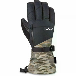 Invierno cálido deportes al aire libre esquí Snowboard guantes impermeables aislar esquí deportes guantes precio al por mayor guantes de esquí logotipo personalizado - Product Image 1