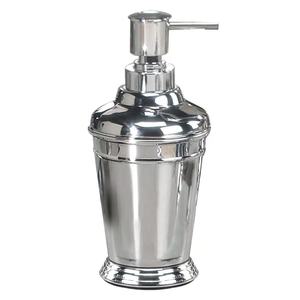 Dispensador de Jabón Líquido de Acero Inoxidable con Acabado en Níquel Plateado para Uso en el Hogar, Hoteles y Restaurantes - Product Image 1