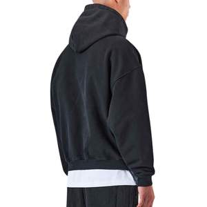 Sweat à capuche d'hiver surdimensionné personnalisé 420-600 Gsm de haute qualité pour hommes 100% coton Poly sweat longue impression Collection du fabricant - Product Image 4