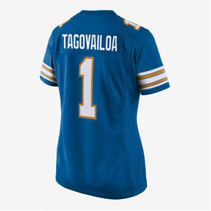 Nuevo diseño personalizado de camiseta de fútbol americano transpirable, uniforme de fútbol americano de talla grande, ropa deportiva 100% poliéster - Product Image 4