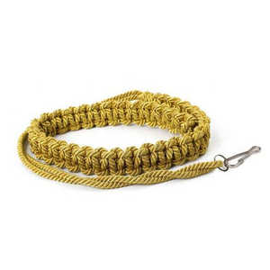 Aiguillette faite à la main, cordon d'épaule décoratif, corde métallique tressée pour uniformes de cérémonie, tenues de cosplay, tenue de fanfare - Product Image 1